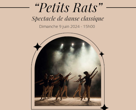 Les « PETITS RATS » Représentation de Ballets  
juin 2024

